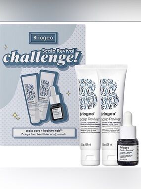 NIP Briogeo 3 Piece Scalp Revival Challenge Travel Set